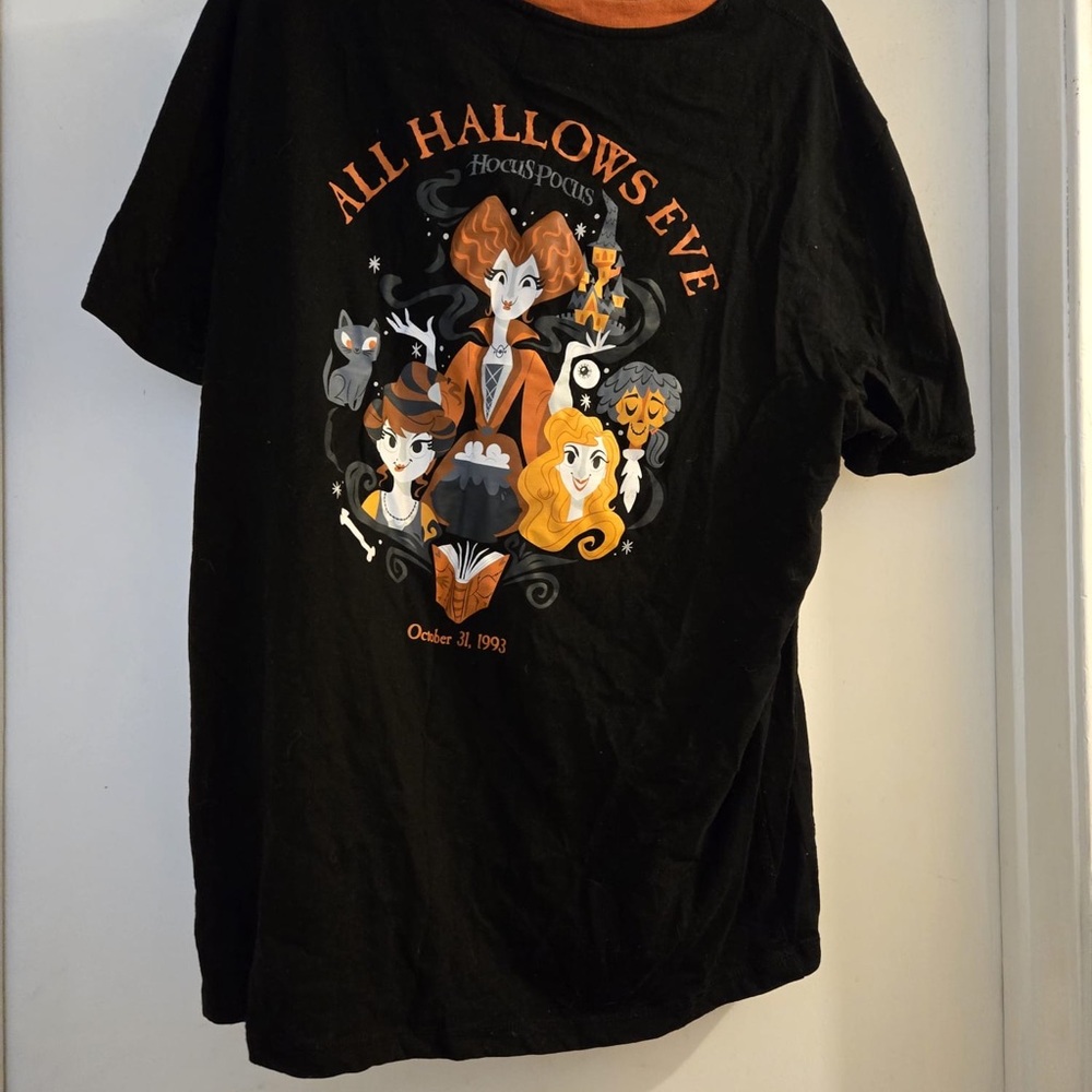 Hocus Pocus Halloween Black Graphic T-Shirt